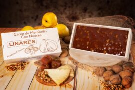 Confituras Linares - Carne de Membrillo Extra con Nueces Artesano 1-5 kg